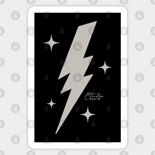 Lightning Bolt Magnet by Timeless Chaos